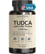 VINATURA TUDCA Milk Thistle 1250mg - Liver Support, Liver Health, Gallbl... - $60.74 CAD