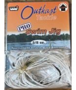Outkast Tackle #OSJ38WR Pro Swim Jig Hook 3/8oz-Brand New-SHIPS N 24 HOURS - $40.58 CAD