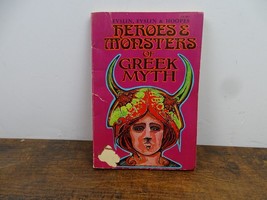 Heroes and Monsters of Greek Myth by Bernard Evslin ~ 1967 PB Psychedelic - £2.24 GBP