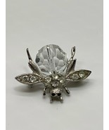 Vintage Jewelry PELL Figural Dragonfly Brooch Rhinestones Sparkle - $31.78 CAD