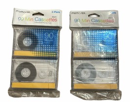 Memorex 90 min cassettes 2pack Discontinued - £18.86 GBP