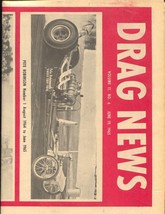 Drag News-6/19/1965-Pete Robinsons Tinker Toy Too Dragster cover-1965 Vol.11 ... - £40.62 GBP