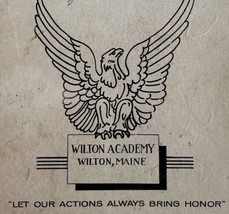 Wilton Academy Maine 1950s Student Handbook PB Booklet Education Collect... - $49.99