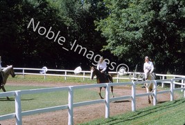 1965 Teen Girls Gallop Horses  Kodachrome 35mm Slide - £3.11 GBP