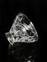 Lalique Verone Crystal Clear Vase 11" Diameter by 7.5" Tall  18 pounds image 12