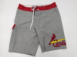 Quiksilver St Louis Cardinals Board Shorts Swim Trunks Baseball MLB Men ... - $29.10