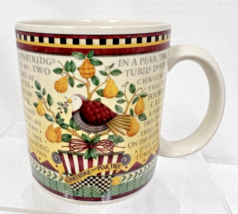 Sakura Debbie Mumm 12 Days of Christmas Partridge in Pear Tree Coffee Mug - $184.76 MXN