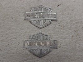 Harley Davidson Universal Bar &amp; Shield Medallian Badge Emblem 3.5x3&quot; Qty 2 - £22.87 GBP