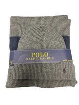  Polo Ralph Lauren Men’s 2-Piece Hat &amp; Scarf Gift Set – Lambswool Blend ... - $830.12 MXN