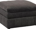 Morgan Fabric Upholstered Ottoman In Mink - $259.99