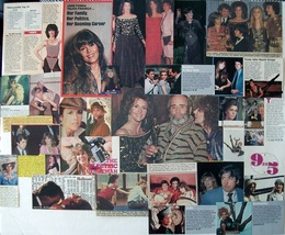 JANE FONDA ~  Thirty (30) Color Vintage CLIPPINGS from 1976-1979, 1981-1984 - £5.24 GBP