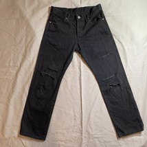 Stevenson Overall Co 727 La Jolla Jean Mens Size 29 Black Hand Made In J... - $70.99