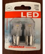 Sylvania Premium LED Light 1156 White 6000K Two Bulbs DRL Daytime Runnin... - £10.97 GBP