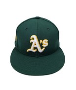 Oakland Athletics New Era 50 1968-2018 59FIFTY Fitted Hat  6 7/8 - £15.63 GBP