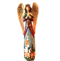 Carved-look Resin Angel St Nicholas Square Winterland Collection - £17.03 GBP