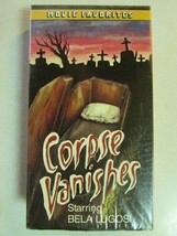CORPSE VANISHES STARRING BELA LUGOSI B&amp;W VHS VIDEO CLASSIC HORROR ERA MO... - $3.95