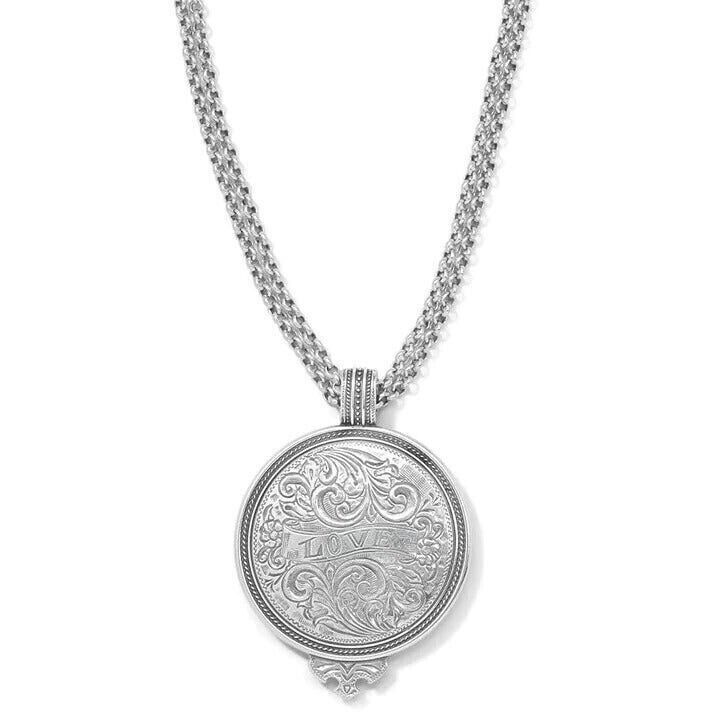 NWT Brighton ESSEX Forever Yours love convertible necklace pendant valentines - £47.08 GBP
