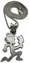 Juggalo Con Mannaia Nuovo Ciondolo Collana 76.2cm Anello Quadrato Stile Catena - £18.77 GBP