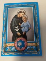 Saint Anthony 3rd Class Relic/Prayer Card Folder, New from Italy - £11.86 GBP