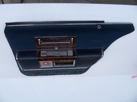 1991 CADILLAC BROUGHAM d&#39;Elegance RIGHT REAR BLUE VELOUR DOOR PANEL OEM ... - $4,580.69 MXN