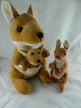 Kangaroo With Baby Joey Plush Steven Smith Stuffed oy 12&quot; + Ty Beanie st... - $15.83