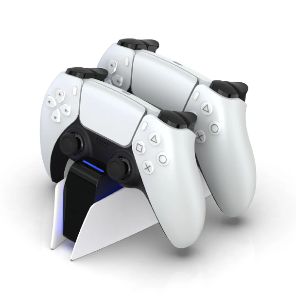 For PS5 Controller Charging Station LED USB-C Fast Charger Dock Dual Charge Slot