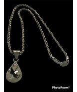 Navajo Inlaid Eagle Pendant .925 Silver Handmade Signed Ophie B Joe C.80&#39;s - $383.57 CAD