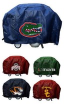 NCAA 68 Inch Vinyl Economy Gas or Charcoal Grill Cover -Select- Team Below - $29.99+
