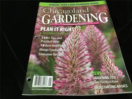 Chicagoland Gardening Magazine Jan/Feb 2009 Plan It Right: A Workbook Issue - £7.99 GBP