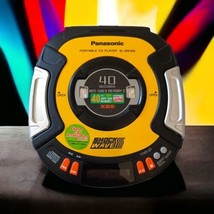 Panasonic Shockwave SL-SW405 Portable CD Player Yellow PARTS REPAIR Vintage 1998 - £17.83 GBP