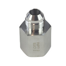 HFS 1/2&quot; Female NPT to 1/2&quot; Male JIC Pipe Fitting Adapter Stainless Stee... - £15.71 GBP