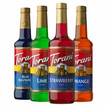 Torani Flavored Drink Syrup Soda Shop Variety Pack, Raspberry, Peach, Va... - $45.06