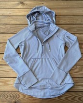 Athleta Women’s 1/2 Zip Hooded jacket size 2XS Grey E11 - $24.65
