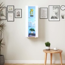 Aluminum Strip Lamp Storage Cabinets with Glass Shelves for Home/Office - $1,879.61 MXN