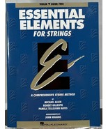 Essential Elements for Strings - Violin Book 2 String Method Hal Leonard - £6.25 GBP