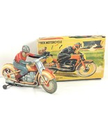 TECHNOFIX GE 255- TIN WIND UP MOTORCYCLE with KEY- ORIGINAL BOX  US ZONE... - $604.82 CAD
