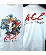Ace Viper Industrial Tool Supply T-Shirt size XL Mens Burbank CA Skull T... - £18.14 GBP
