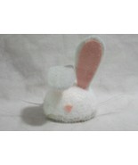 Bath &amp; Body Works magnetic Candle Jar Topper sisal WHITE EASTER BUNNY HEAD - $299.53 MXN
