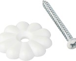 Mobile Home/RV Ceiling Rosette Buttons with Rosette Screws (50 Count) - £16.03 GBP