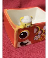 Square carp streamer ceramic accessory case cake cup retro - $28.02 CAD