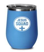 Jesus Squad, blue drinkware metal glass. Model 60062  - $37.34 CAD