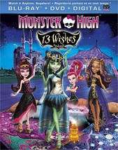 Monster High 13 Wishes [Blu-ray + DVD +Digital +UV] (Bilingual) - £7.13 GBP