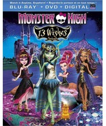 Monster High 13 Wishes [Blu-ray + DVD +Digital +UV] (Bilingual) - $9.07