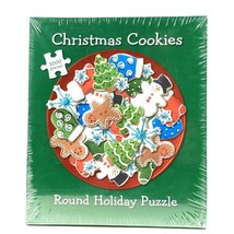 Current Puzzle 1000 Pieces Round Holiday Puzzle Christmas Cookies - $34.39