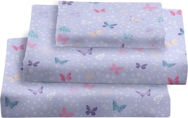 Viviland 3 Pieces Girls Light Purple Twin Sheet Set - Soft Microfiber Fi... - $616.22 MXN