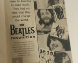 The Beatles Revolution Vintage Tv Guide Print Ad John Lennon Paul McCart... - $5.93