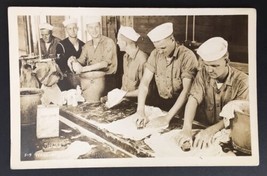 Postcard RPPC 1940s Navy Military sailors laundry wash day interior F-9 - £9.01 GBP