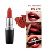 New In box MAC Matte Lipstick Rouge Red Shade Chili 602 Full Size 0.1oz NIB - £10.85 GBP