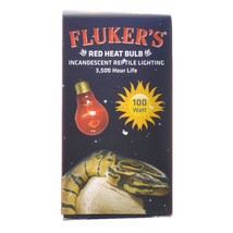 Flukers Red Heat Incandescent Bulb 100 Watt - $32.91