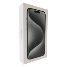 Original Box For Apple I Phone 15 Pro I Phone Box (Empty)-WHITE Titanium - £10.09 GBP